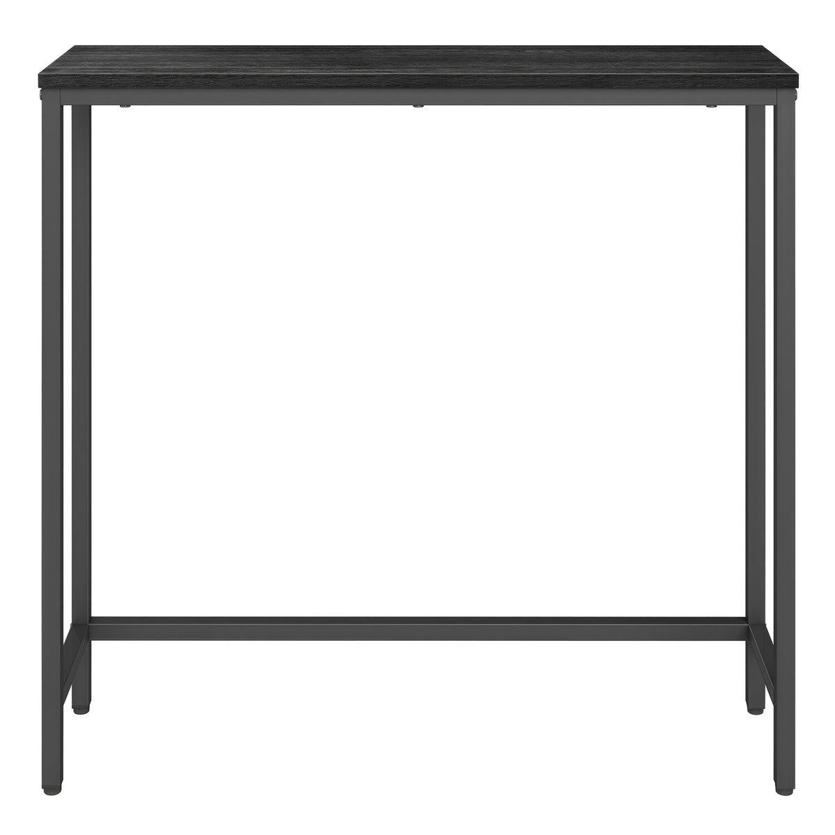 Narrow Sofa Tables with Outlets, Console Tables, Easy Assembly, for Living Room or Entryway, Black