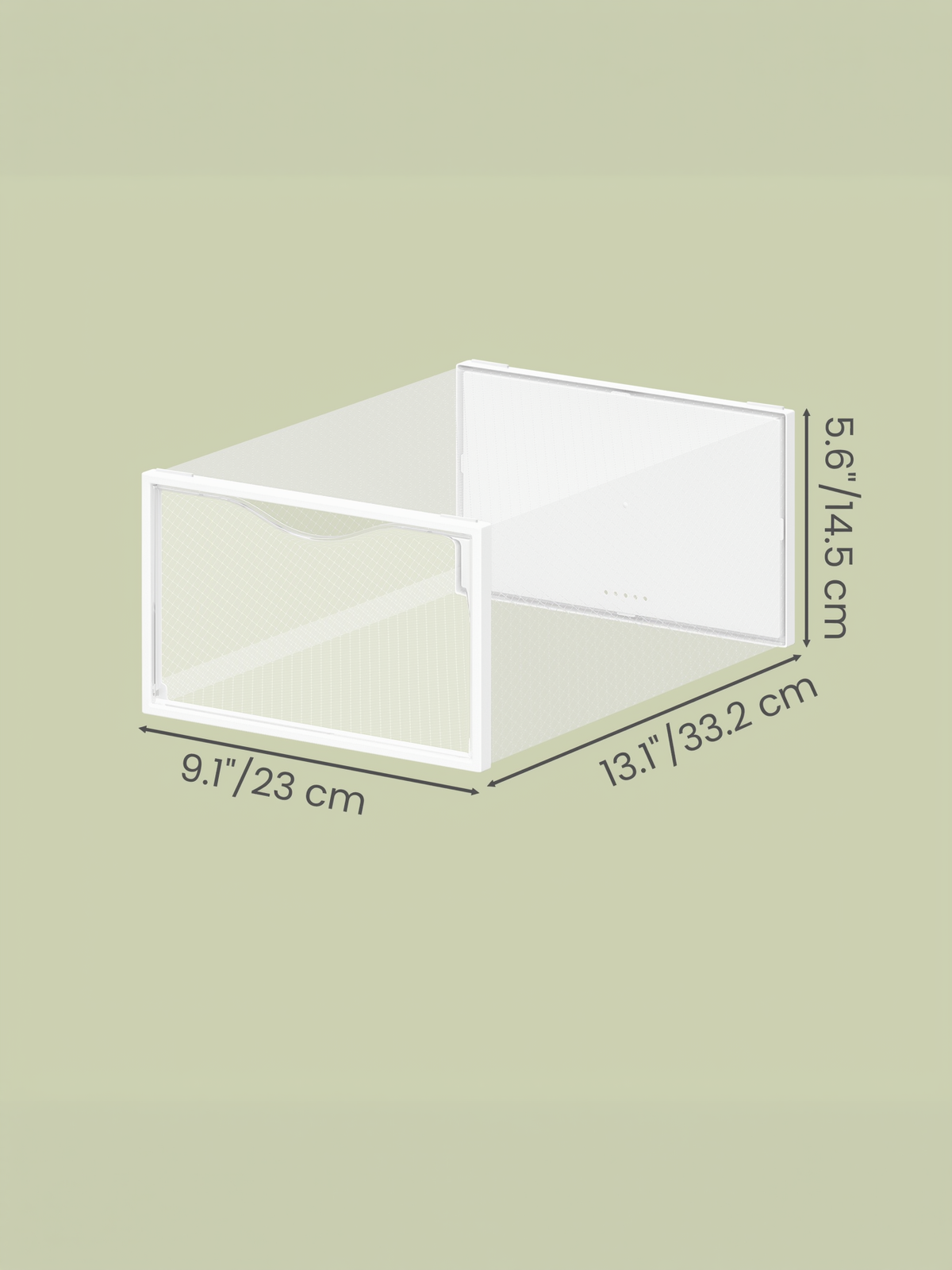12 Pack Stackable Shoe Boxes, Transparent and Cloud White Plastic Shoe Storage Organizers for Closet, Sneaker Containers