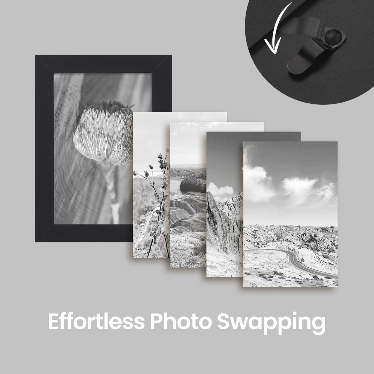 12-Pack 4x6 Wall Collage Photo Frames, Multi-Picture Display with Glass Front, Easy Assembly, Ink Black